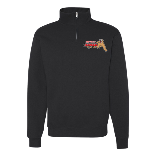 COUGARS 1/4 ZIP SWEATER (ADULT ONLY)
