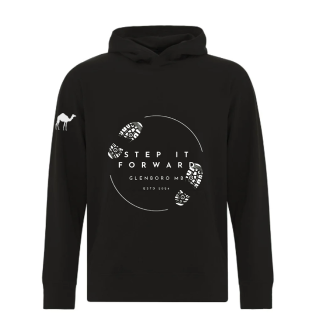 ADULT STEP IT FORWARD COTTON HOODIE