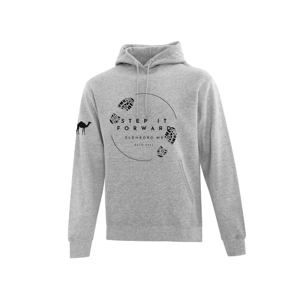 ADULT STEP IT FORWARD COTTON HOODIE