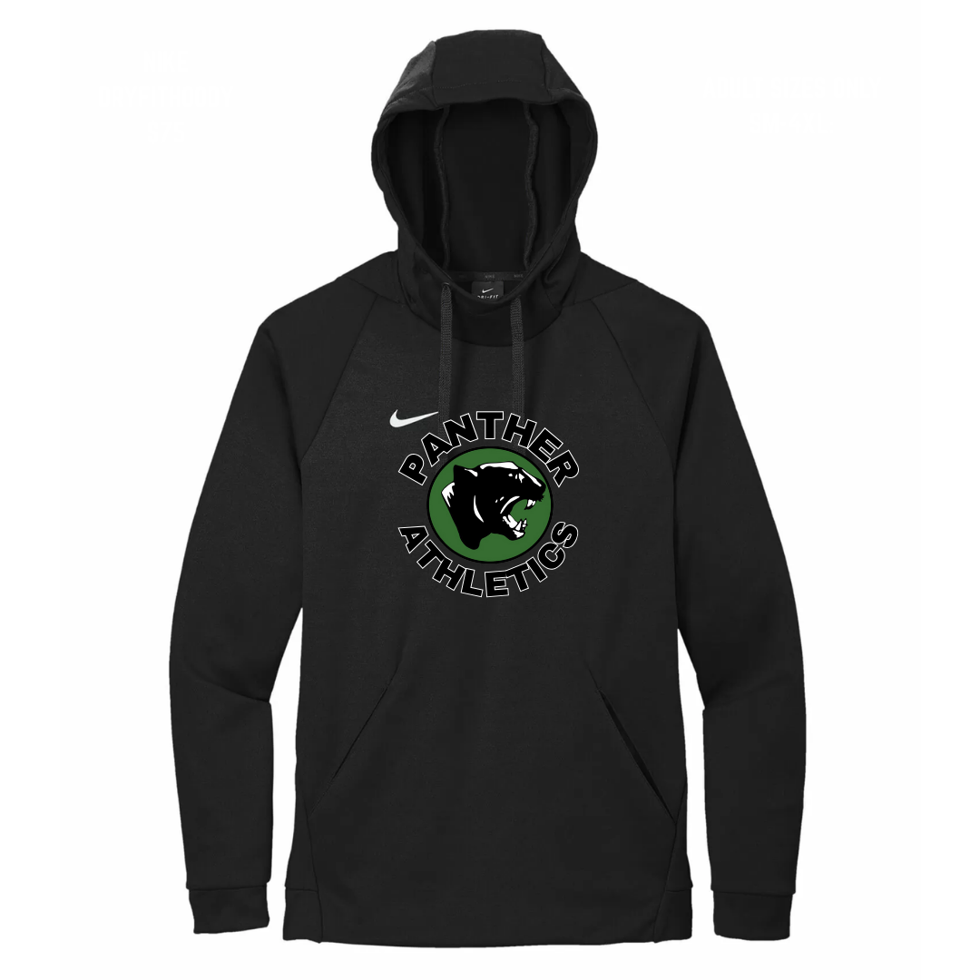 PANTHERS NIKE DRYFIT HOODIE (ADULT ONLY)