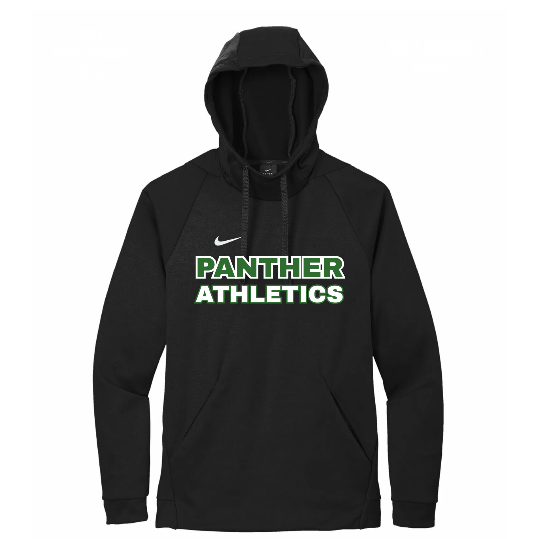 PANTHERS NIKE DRYFIT HOODIE (ADULT ONLY)
